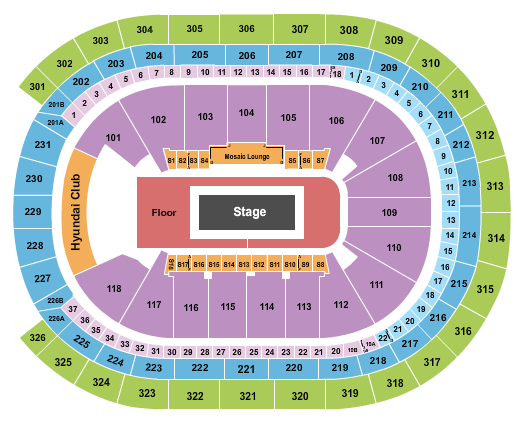 UBS Arena Billie Eilish Seating Chart